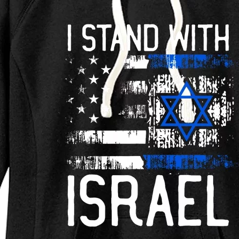 I Stand With Israel Jewish Support Group Matching Women's Fleece Hoodie