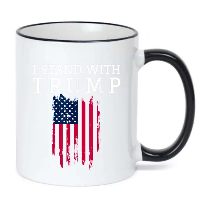 I Stand With Trump Pro Trump Supporter Free Trump Black Color Changing Mug