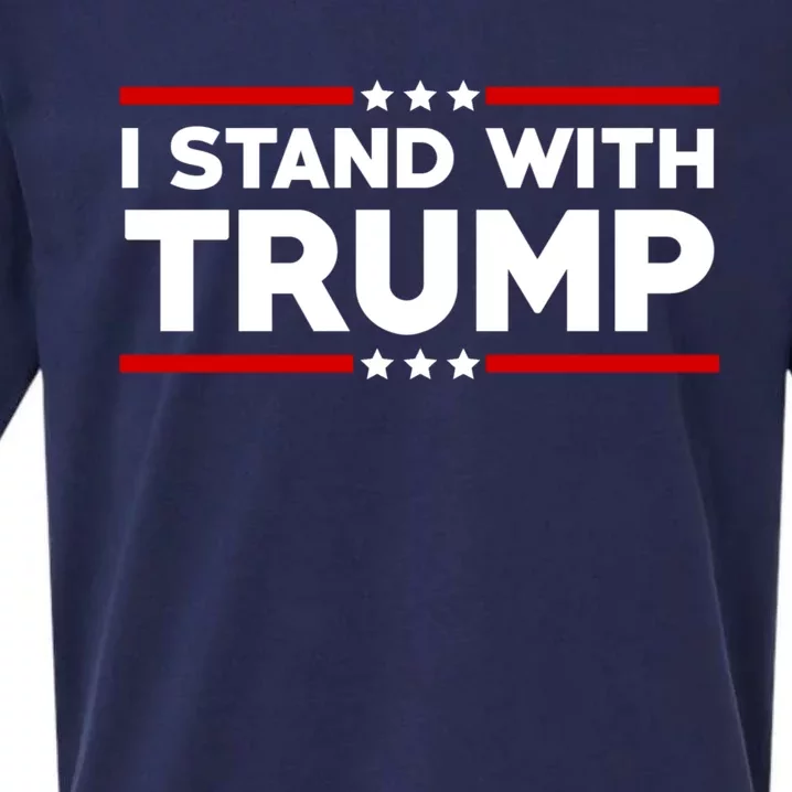 I Stand With Trump Pro Trump Supporter Free Trump Sueded Cloud Jersey T-Shirt