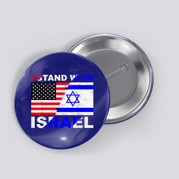 I Stand With Israel Israeli Palestinian Conflict Pro Israel Button