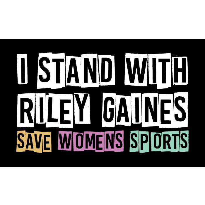 I Stand With Riley Gaines | Save Womens Sports Bumper Sticker