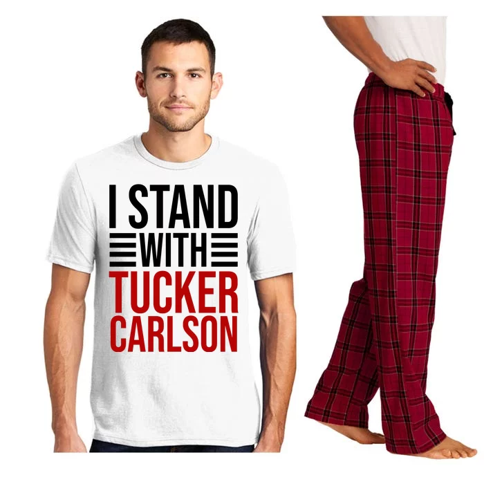 I Stand With Tucker Carlson Political Pajama Set