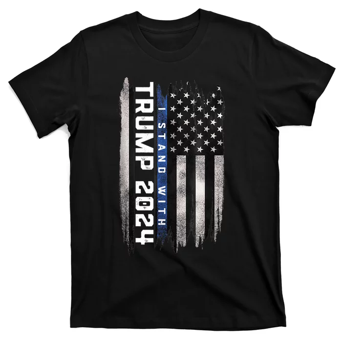 I Stand With Trump 2024 Pro Trump Supporter Anti Biden T-Shirt