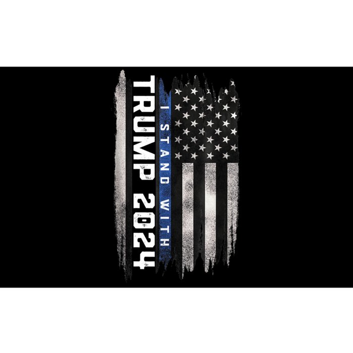 I Stand With Trump 2024 Pro Trump Supporter Anti Biden Bumper Sticker