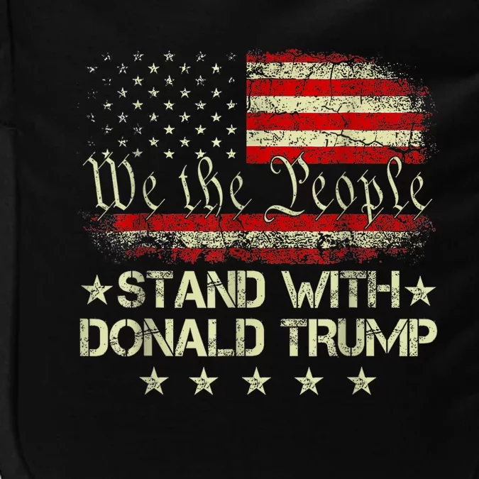 I Stand With Donald Trump 2024 Support Take America Back Impact Tech Backpack