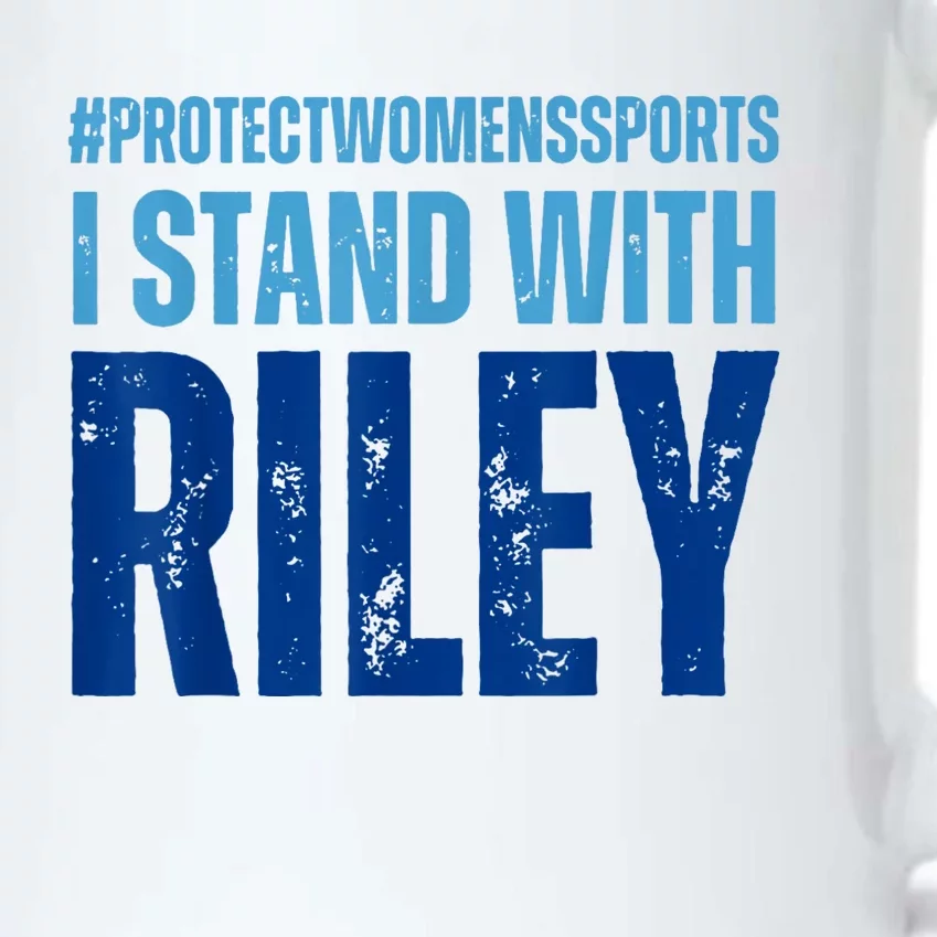 I Stand With Riley Gaines Protect Womens Sports Black Color Changing Mug