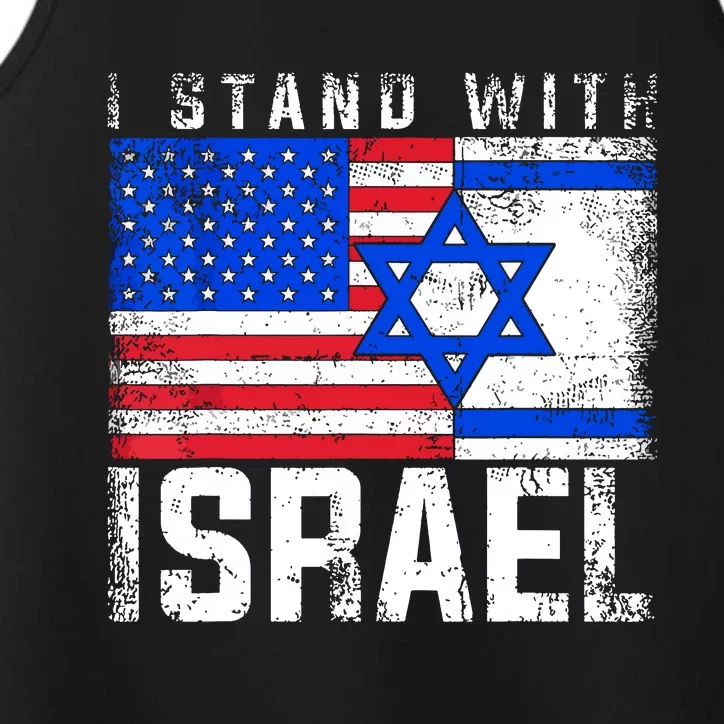 I Stand With Israel Performance Tank