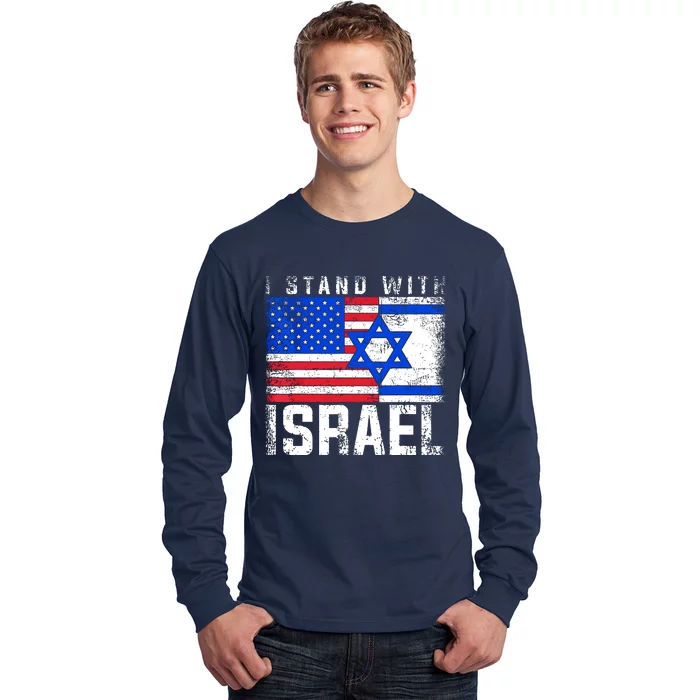 I Stand With Israel Long Sleeve Shirt