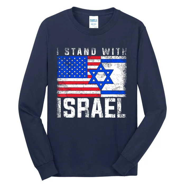 I Stand With Israel Tall Long Sleeve T-Shirt