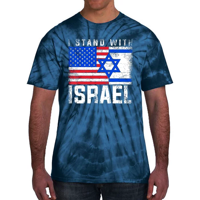 I Stand With Israel Tie-Dye T-Shirt