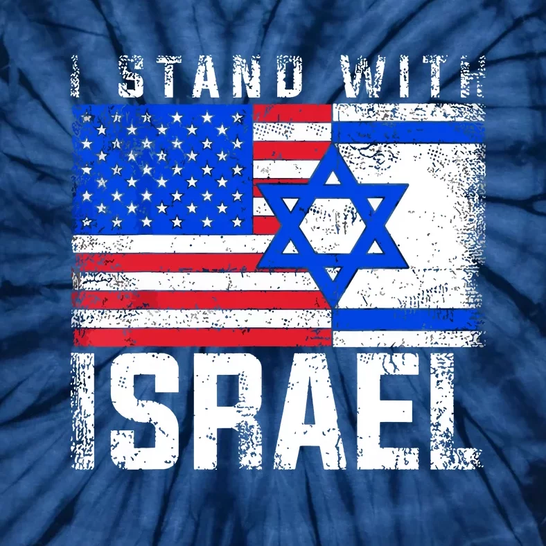 I Stand With Israel Tie-Dye T-Shirt