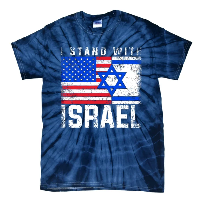 I Stand With Israel Tie-Dye T-Shirt