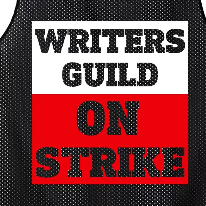 I Stand With Writers Guild On Strike Wga Strike Mesh Reversible Basketball Jersey Tank