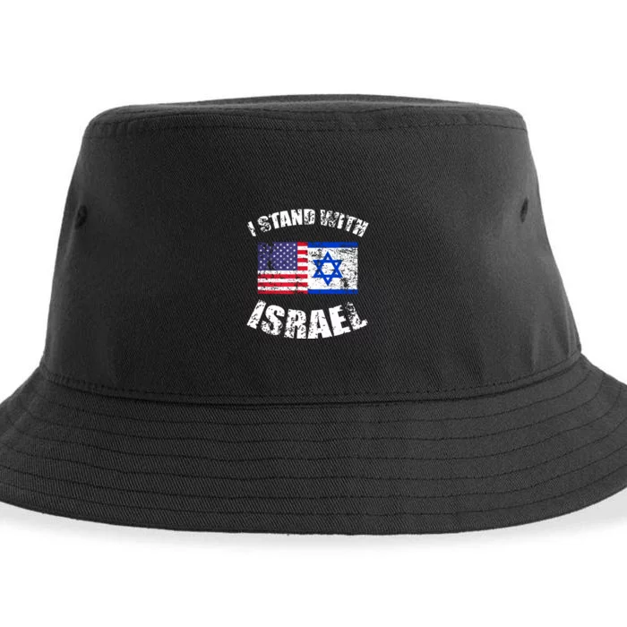 I Stand With Israel Sustainable Bucket Hat