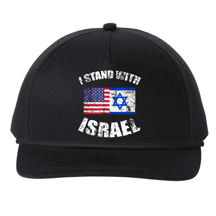 I Stand With Israel Snapback Five-Panel Rope Hat