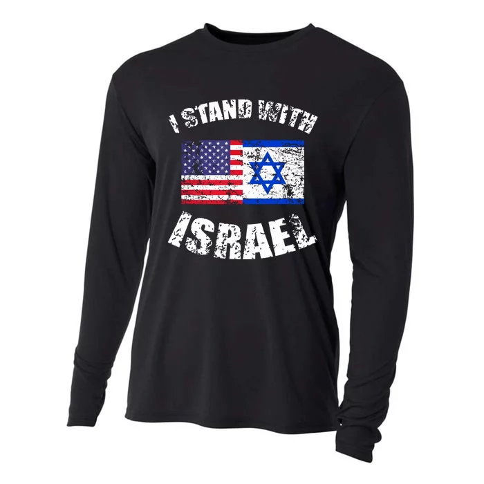 I Stand With Israel Cooling Performance Long Sleeve Crew