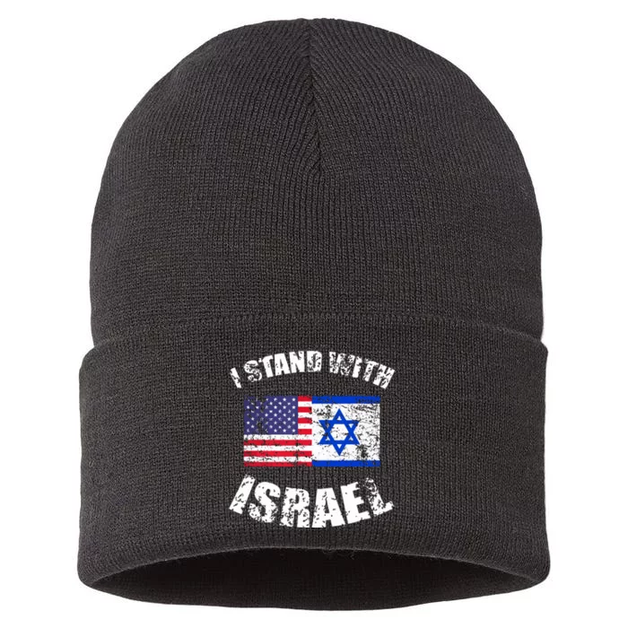 I Stand With Israel Sustainable Knit Beanie