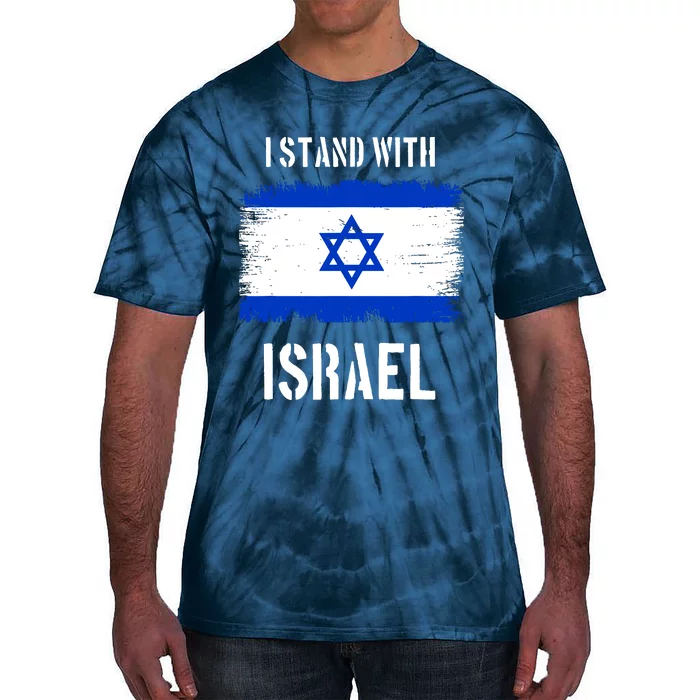 I Stand With Israel Israel Palestine Conflict Support Israel Tie-Dye T-Shirt