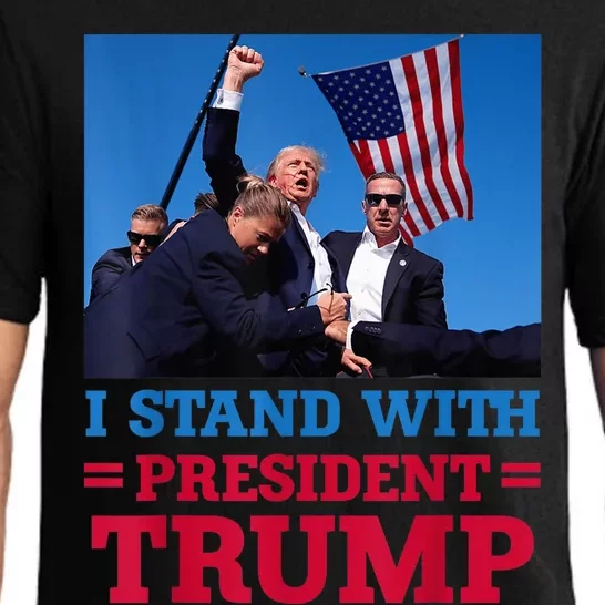 I Stand With President Trump After The Shooting At His Rally Pa Pajama Set