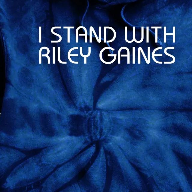 I Stand With Riley Gaines Tie Dye Hoodie