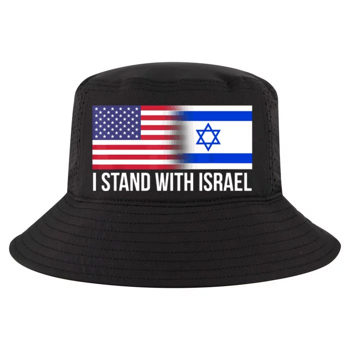 I Stand With Israel Usa Israeli Flag Jewish Cool Comfort Performance Bucket Hat