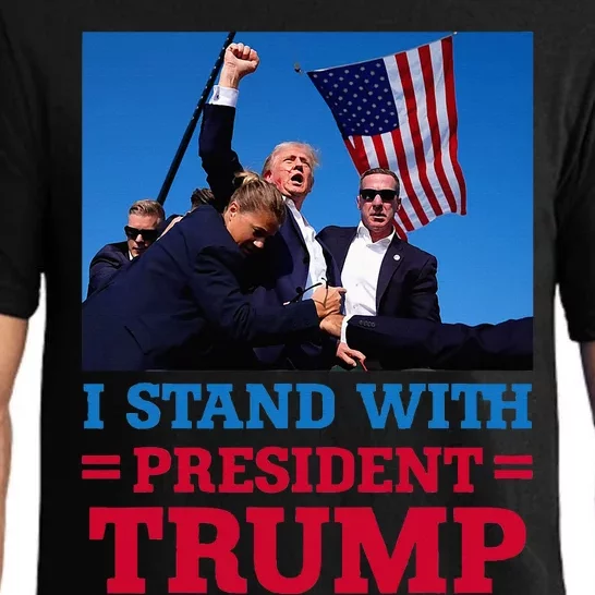 I Stand With President Trump After The Shooting At His Rally Pajama Set