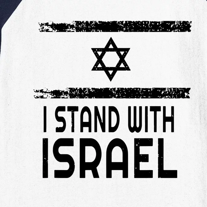 I Stand With Israel Baseball Sleeve Shirt