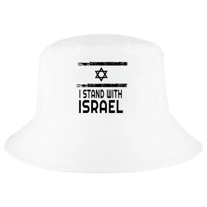 I Stand With Israel Cool Comfort Performance Bucket Hat