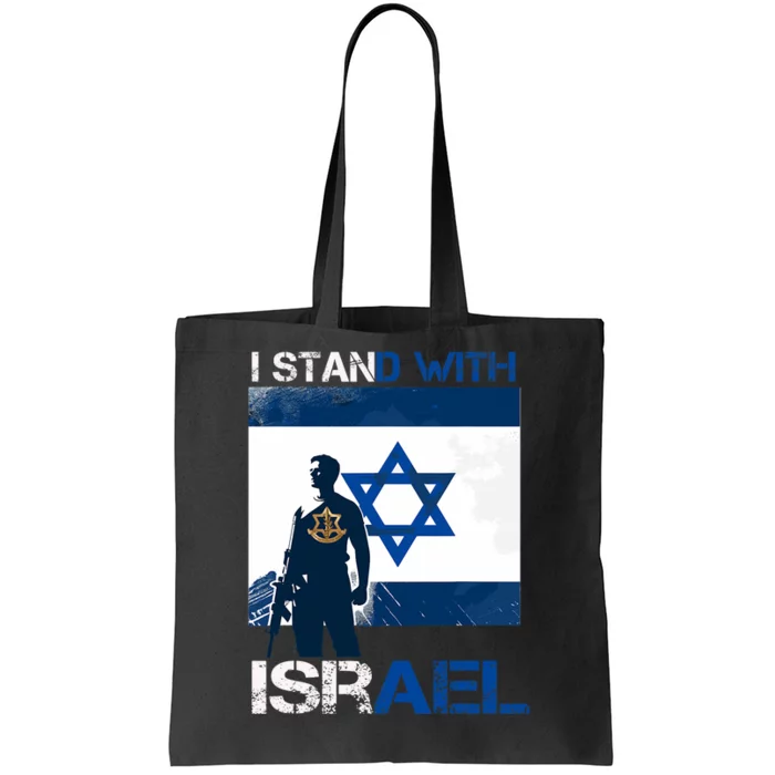 I Stand With Israel Support Israel Love Israeli Idf Tote Bag