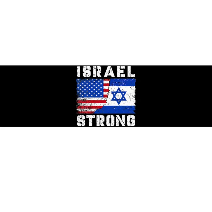 I Stand With Israel Pray For Israel US Israel Flag Bumper Sticker