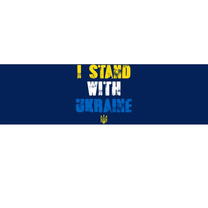 I Stand With Ukraine Bumper Sticker