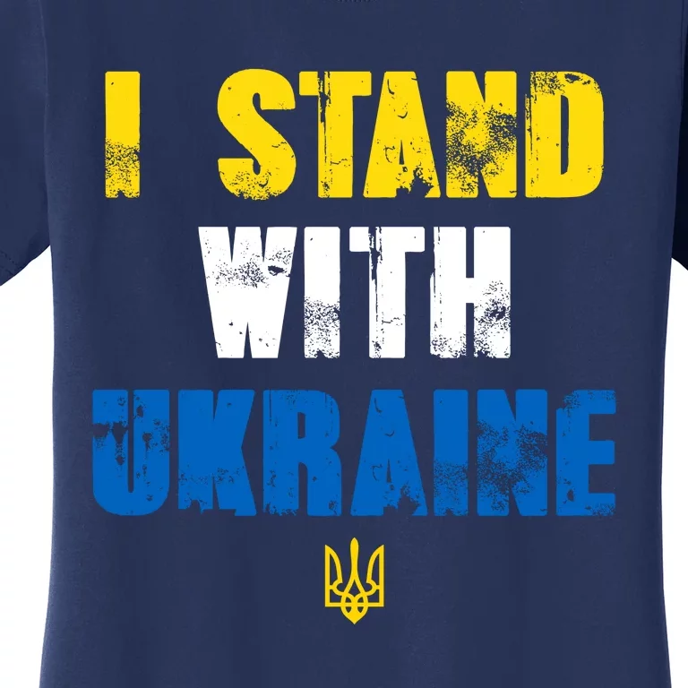 I Stand With Ukraine Women's T-Shirt
