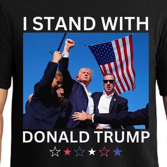 I Stand With Donald Trump After Shooting At Rally Pajama Set