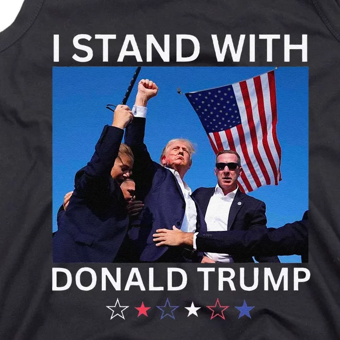 I Stand With Donald Trump After Shooting At Rally Tank Top