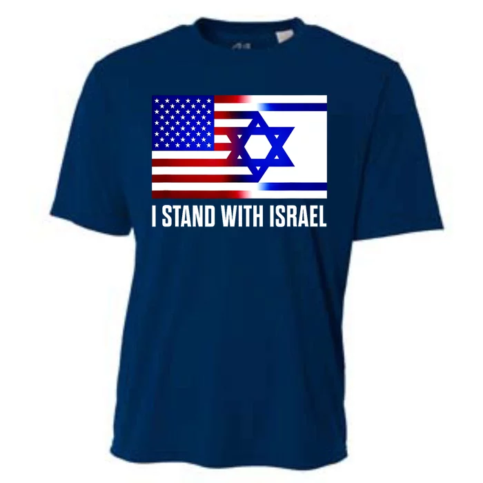 I Stand With Israel Us Israel Flag Support Israel Jerusalem Cooling Performance Crew T-Shirt