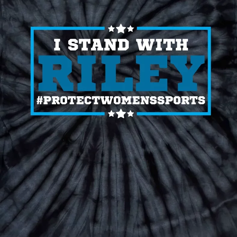 I Stand With Riley Gaines #ProtectWomensSports Tie-Dye T-Shirt