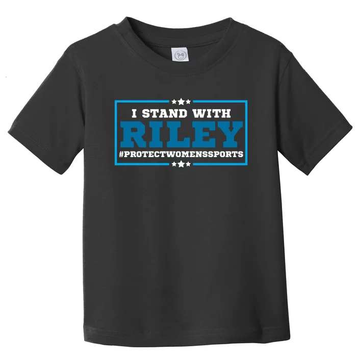 I Stand With Riley Gaines #ProtectWomensSports Toddler T-Shirt