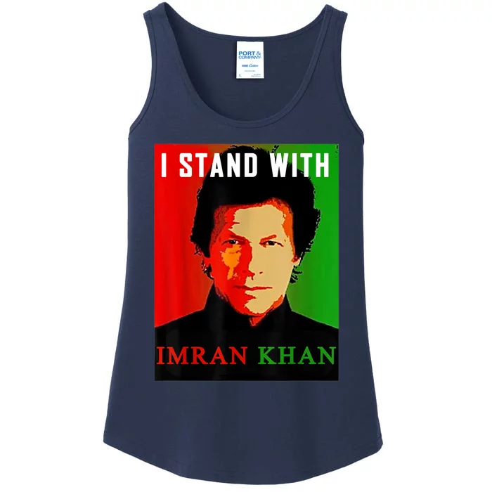 I Stand With Imran Khan PTI Pakistan Support Freedom Ladies Essential Tank