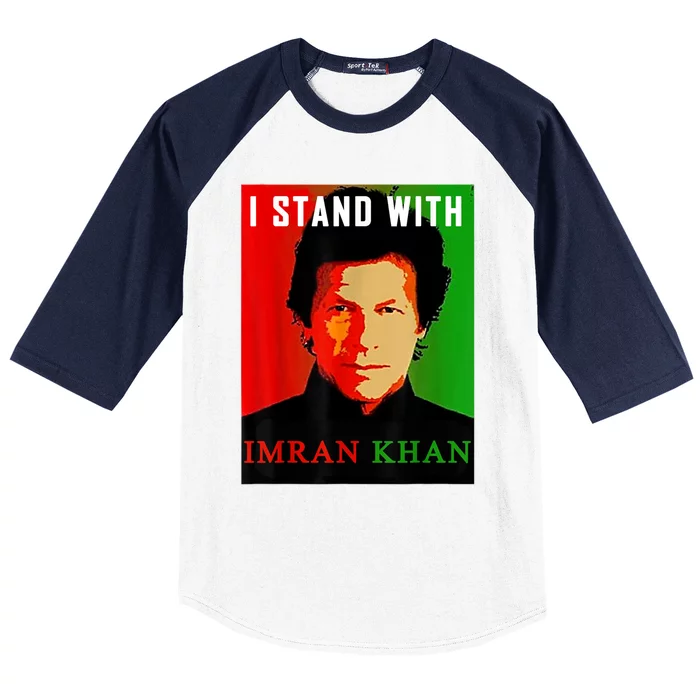 I Stand With Imran Khan PTI Pakistan Support Freedom Baseball Sleeve Shirt