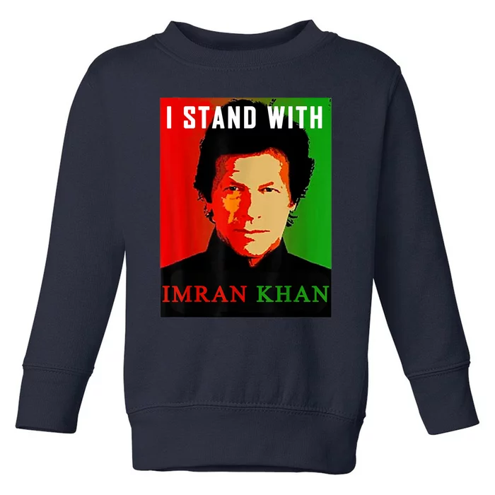 I Stand With Imran Khan PTI Pakistan Support Freedom Toddler Sweatshirt