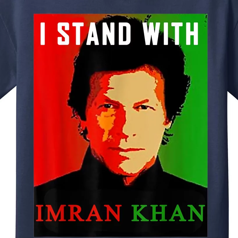 I Stand With Imran Khan PTI Pakistan Support Freedom Kids T-Shirt