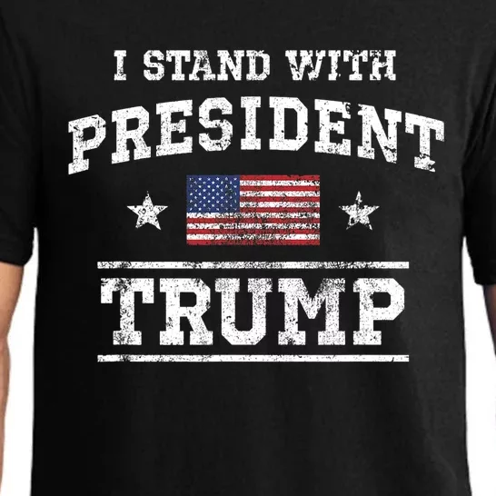 I Stand With President Trump Pajama Set