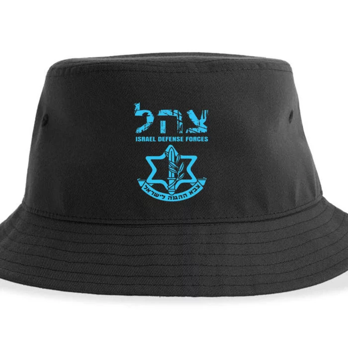 I Stand With Israel Jewish Israeli Flag Jewish Sustainable Bucket Hat