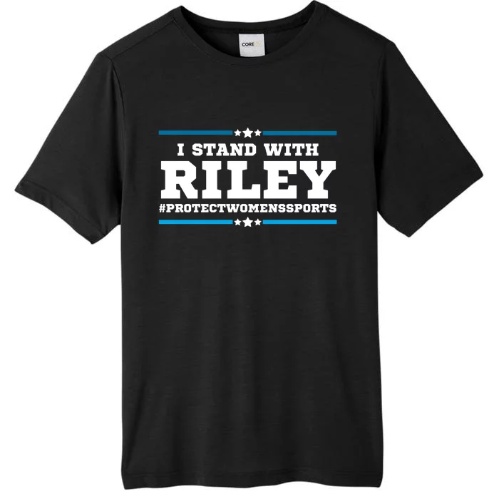 I Stand With Riley Gaines #ProtectWomensSports ChromaSoft Performance T-Shirt