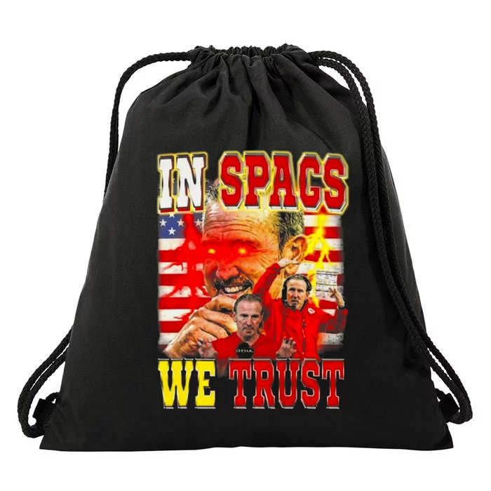 In Spags We Trust  Coach Football Fan Drawstring Bag