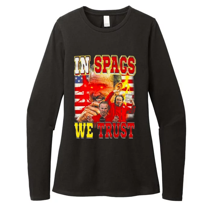 In Spags We Trust  Coach Football Fan Womens CVC Long Sleeve Shirt