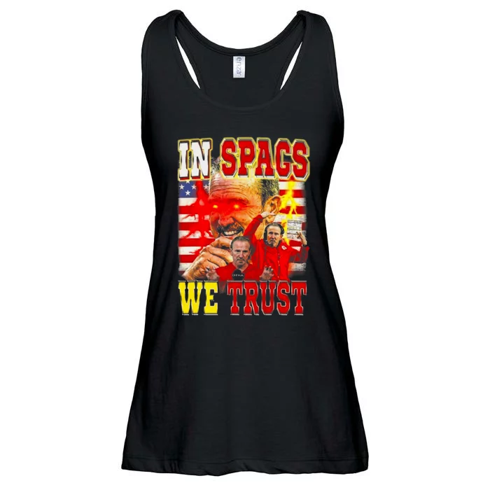 In Spags We Trust  Coach Football Fan Ladies Essential Flowy Tank