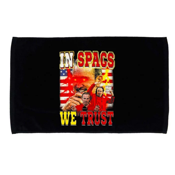 In Spags We Trust  Coach Football Fan Microfiber Hand Towel