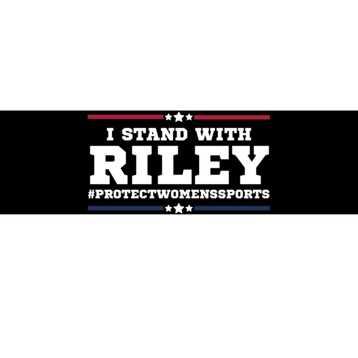 I Stand With Riley Gaines #ProtectWomensSports Bumper Sticker