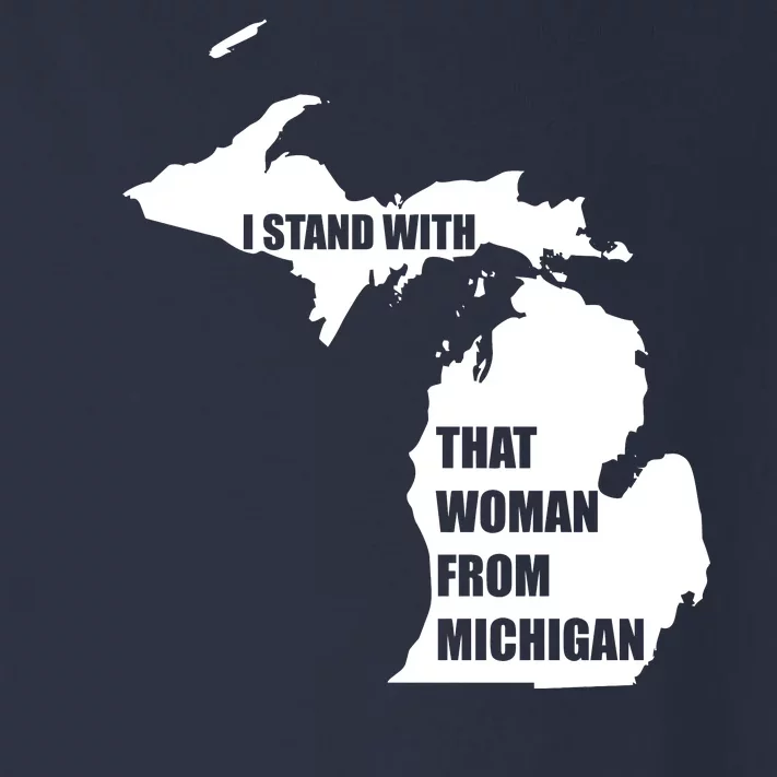 I Stand With That Woman From Michigan Toddler Long Sleeve Shirt